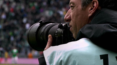 Photographe sportif, extrait du documentaire de Sara Millot intitulé Stadium